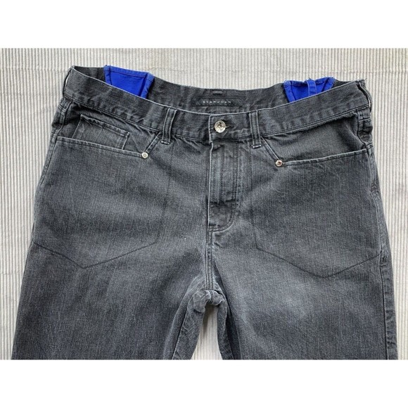 Sean John Denim Jeans Men's Size 38 Black Holiday 2009 Side Zip 100% Cotton Rare - Picture 8 of 16